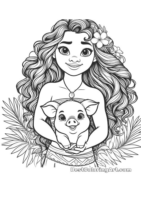 Moana Coloring Pages - Best Coloring Pages for Kids | Coloriage vaiana ...