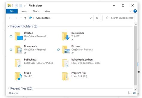 Image result for Windows Profile File Explorer