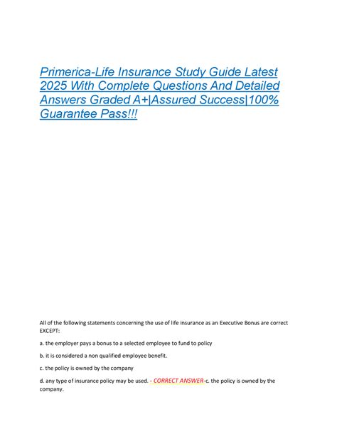 Life Insurance Study Session 的图像结果
