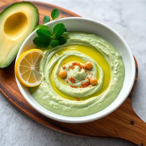 Creamy Avocado Hummus Recipe | cookAIfood