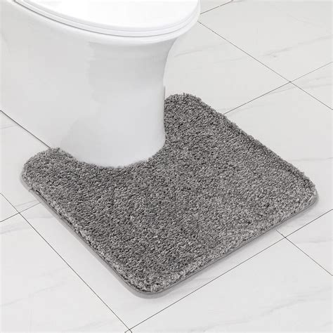 Famibay Non Slip Toilet Mat Super Absorbent WC Toilet Rug Pedestal Mat ...