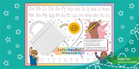 Image result for Left Hand Writing Guide
