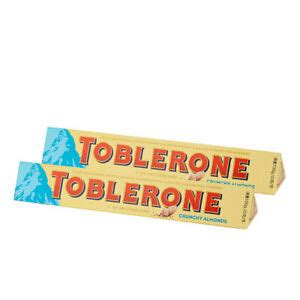 Toblerone Crunchy Almond Chocolate Pack of 2 X 100g – glamshow