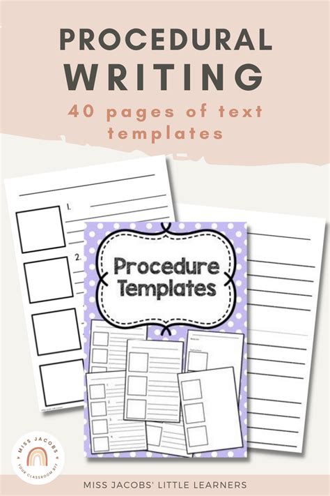 Procedure Text Template 的图像结果