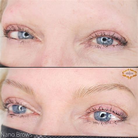 Nano Brows Before and After Photos | Ellebrow NYC