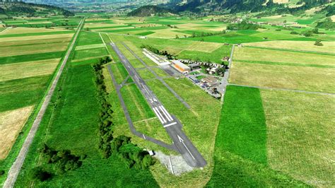 AG Sim | LSZX - Schanis Airfield - Switzerland 对于 MSFS