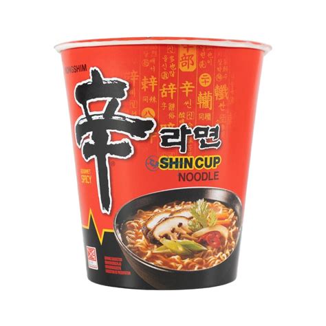 Nong Shim Instant Cup Nudeln Shin Ramyun 24x68g
