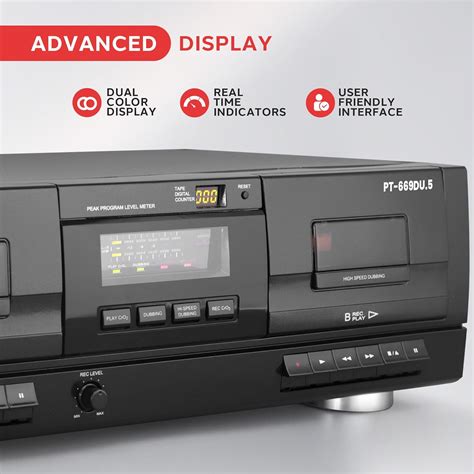 Pyle Dual Stereo Cassette Tape Deck - Clear Audio India | Ubuy