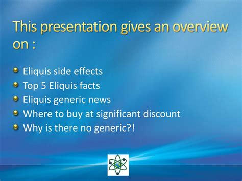 PPT - How much should Eliquis 5 mg really cost? PowerPoint Presentation - ID:7597188