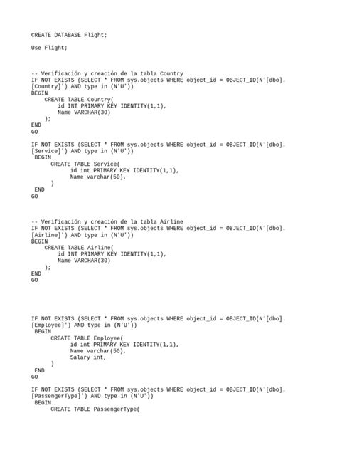 Image result for SQL Flight Scenerio