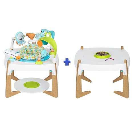 Evenflo Exersaucer 2-in-1 Activity Centre + Art Table, 360SeatSpin with ...