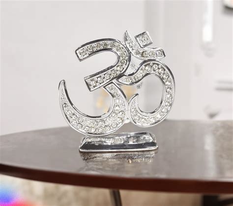 Utkarsh Metal Hindu Om Shiv/mahadev/bhole Baba Rhinestone Symbol Idol ...