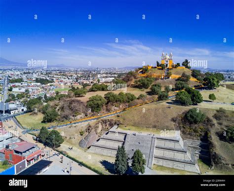 Pyramid of cholula hi-res stock photography and images - Alamy