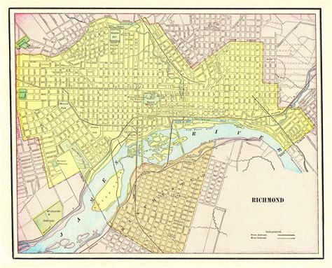 Old Maps Of Richmond Virginia