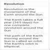 3. Differentiate between rotation of an object and the revolution of an ...