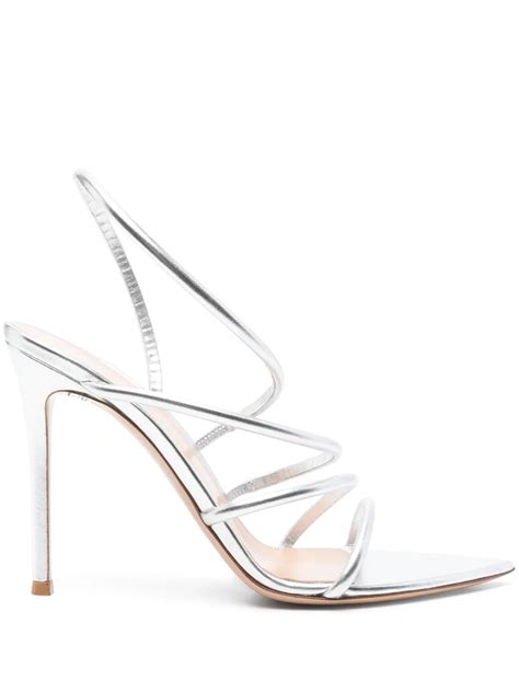 Gianvito Rossi 105mm Ettie Sandals Price in India | Culture Circle