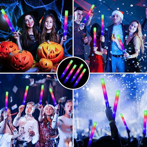 Multi-Colored Foam Stick Led Pack, Light Sticks Wedding For Occasions ...