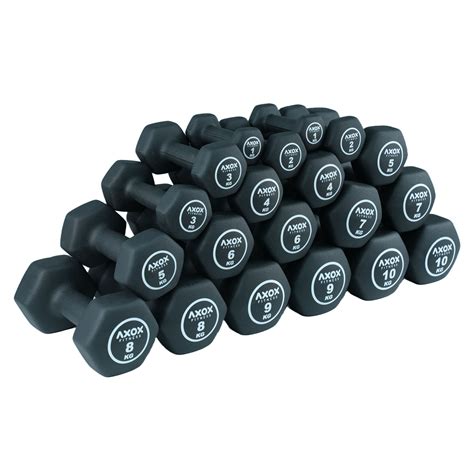 Axox Fitness Neoprene Dumbbell Set | 1-10 Kg | Active Fitness Store