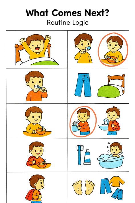 What Comes Next Worksheet - Download & Print Now!