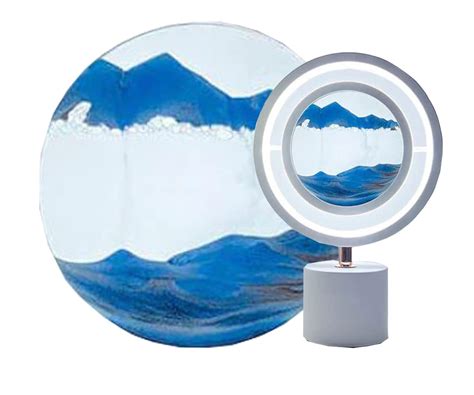 Buy Sagrach Sand Painting Table Lamp Moving Sandscape LED Decorative ...