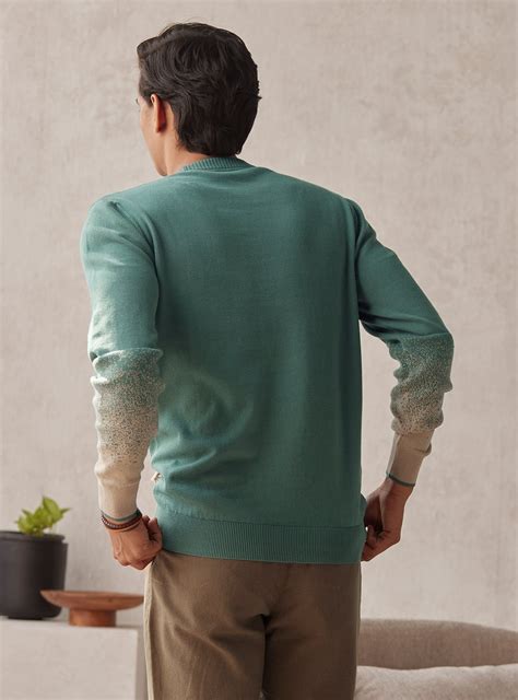 Buy Sea Green Pullover | Casual Green Solid Pullover for Men Online ...