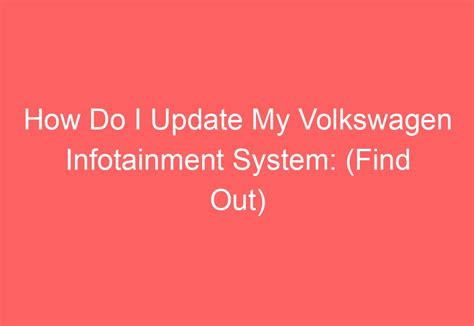Image result for VW System Update