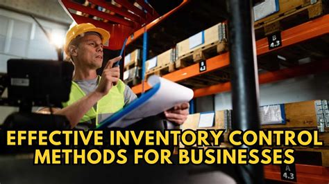 Methods of Inventory Control 的图像结果