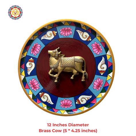 Set of 3 Brass Cow Wall Frames – Pretty Homes India