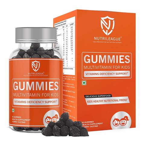 Multivitamin for Kids Gummies with Vitamin B complex, A, E & Minerals ...