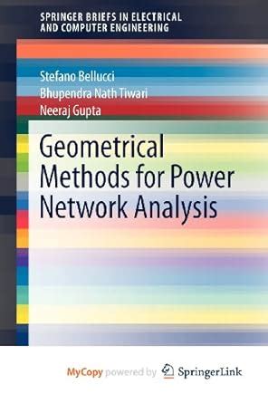 Geometrical Methods for Power Network Analysis : Bellucci, Stefano ...