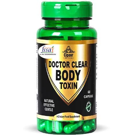 Cipzer Doctor Clear Body Toxin 60 Capsules | Natural Detox, Liver Clea ...
