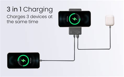 Portronics Luxcell Wireless 10k 10000mAh 15W Magnetic Wireless Fast ...