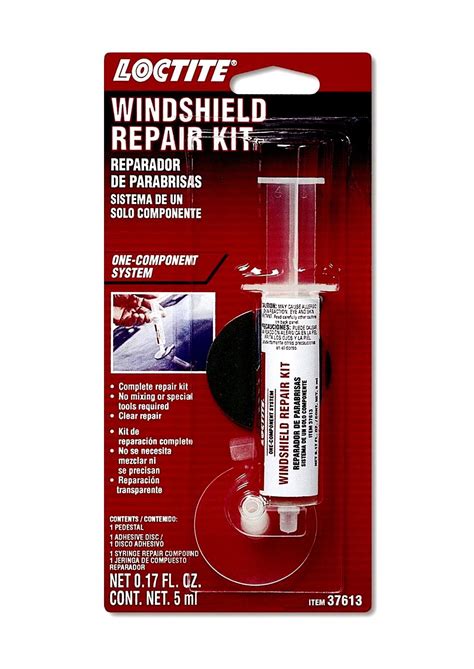 Loctite 37613-12PK Windshield Repair, 0.17-fl. oz. Syringe, (Pack of 12) | Windshield repair ...