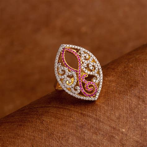 Filigree Design Brass Statement Ring – VOYLLA