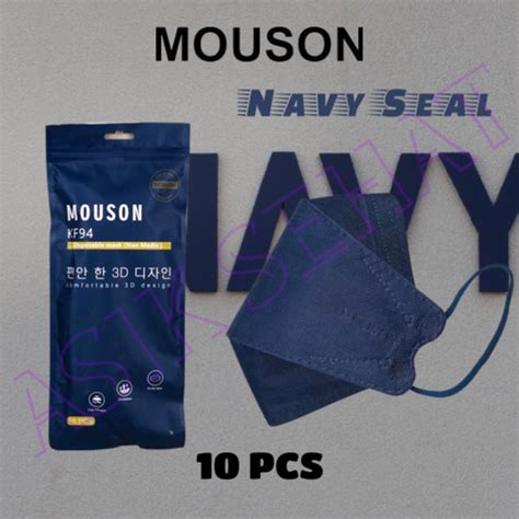 Jual ( Mouson ) Masker KF94 model korea 4ply isi 10 pcs TS ( Tali ...