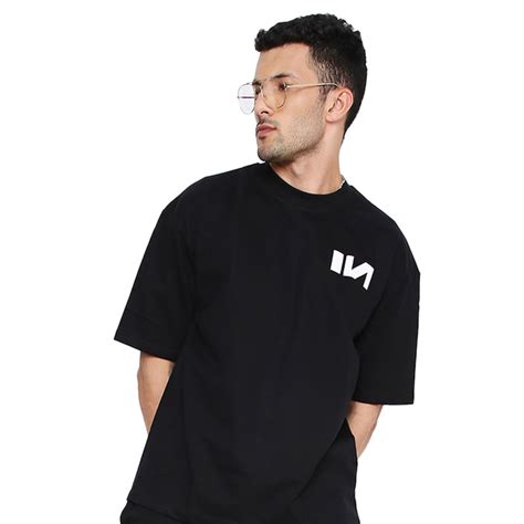 Buy Oversized Streetwear T-shirts in India - Classic Black