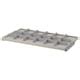 KOMPLEMENT pull-out tray with divider, grey-beige/light grey, 100x58 cm ...