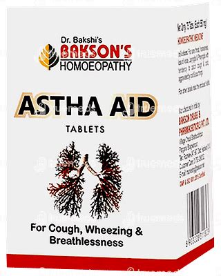 Bakson Astha Aid Tablet 75 - Uses, Side Effects, Dosage, Price | Truemeds