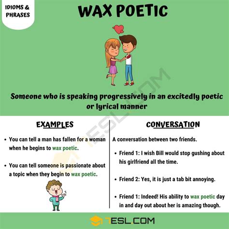 "Wax Poetic" Meaning, Origin and Examples • 7ESL