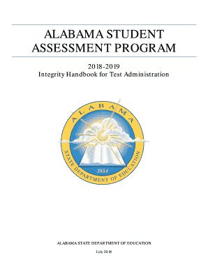 Alabama Student Assessment Program. Handbook For Test Administration ...