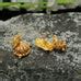 22k Yellow Gold Jhumka Earrings , handmade vintage Pure Traditional we ...