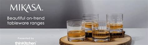 Mikasa Julie Double Old Fashioned Drinking Glass (Set of 4), 15 oz ...