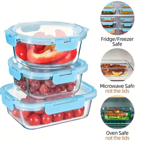 Image result for Stackable Glass Food Storage Containers