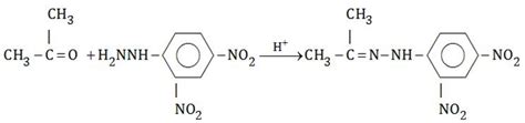 An organic compound of molecular formula, C3H6O , forms 2, 4 ...