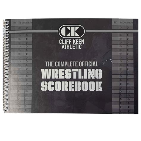 Image result for Wrestling ScoreBook