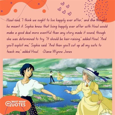 Quote by Diana Wynne Jones: “Howl said, “I think we …” in 2025 | Howls ...