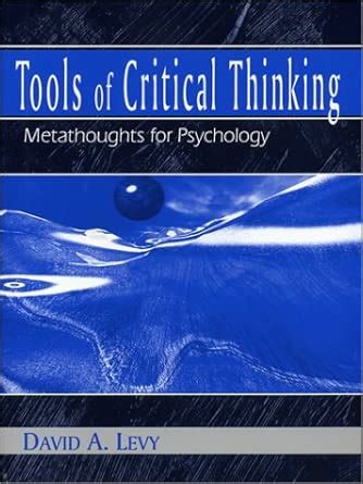 Buy Tools of Critical Thinking: Metathoughts for Psychology Book Online ...