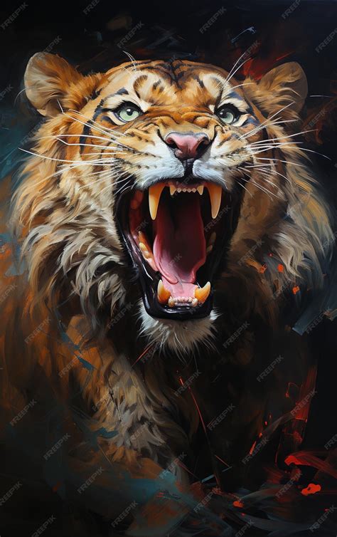 Premium Photo | Mane in the Spotlight The Role of Lions in Ecosystems Fierce Elegance Capturing ...