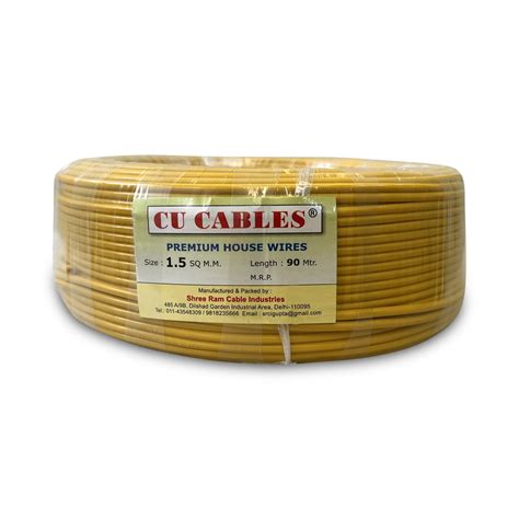 Cu Cables® HRFR PVC Insulated Copper Wire Single Core Flexible House ...