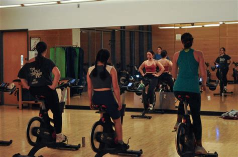 Exercising together in group fitness classes at WWU’s rec center - The ...